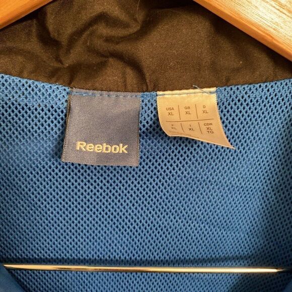 Reebok Relaxed Mesh Tracksuit Jacket Blue NWT XL - Picture 5 of 8